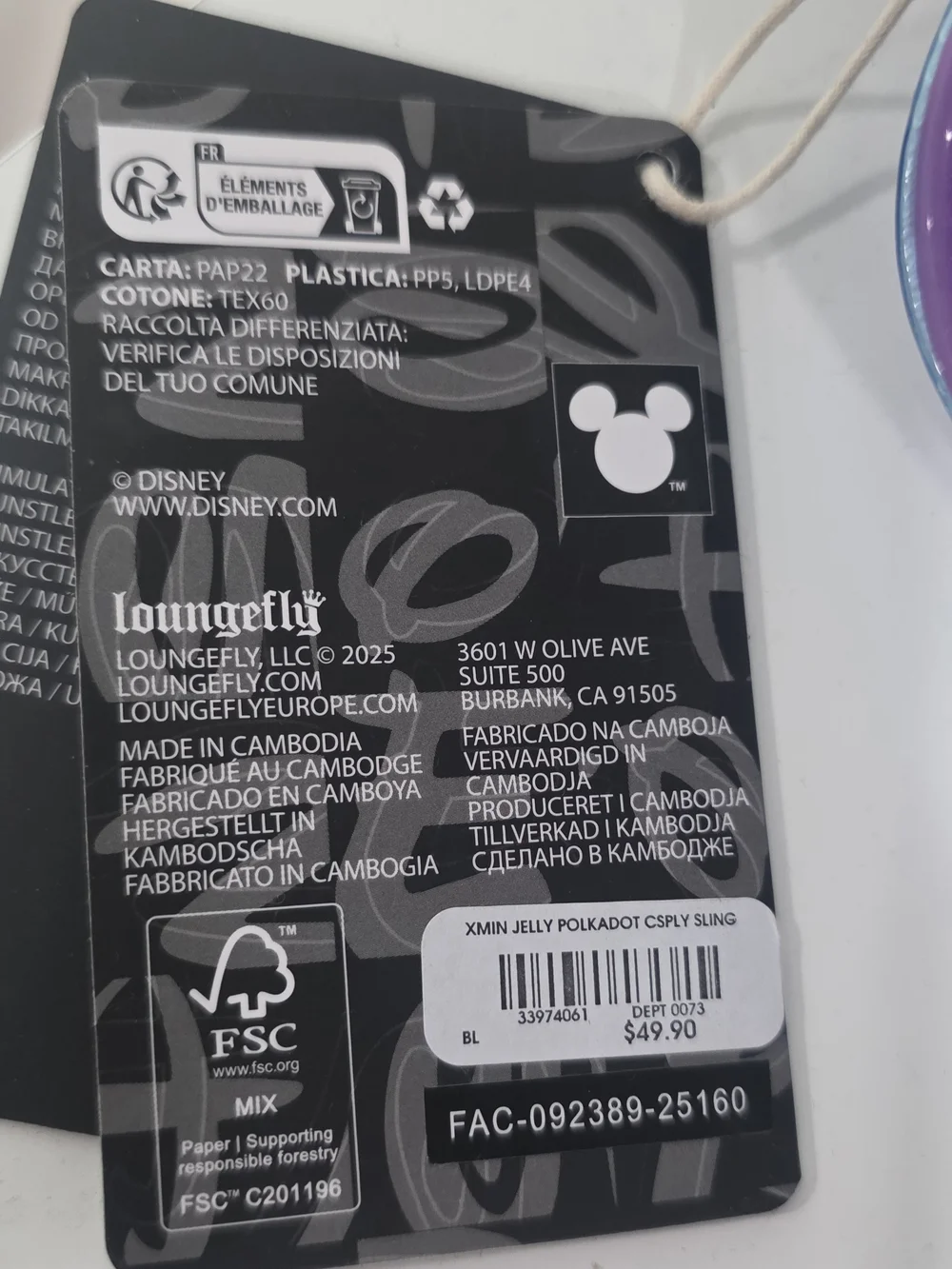 Disney new tags